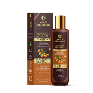 Khadi Organique Moroccan Argan Oil Hair Conditioner - SLS And Paraben Free-200 ml