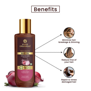Khadi Organique Red Onion Hair Oil - 100 ml