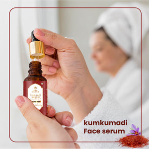 Khadi Organique Kumkumadi Face Serum For Radiance Glow Skin With 100% Natural Ingredients - 30ML