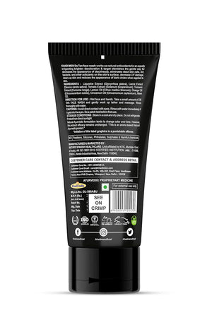 Khadi Men De-Tan Face Wash - Natural Ingredients for Radiant Skin - Deep Cleansing & Anti-Tan Formula - 100ML