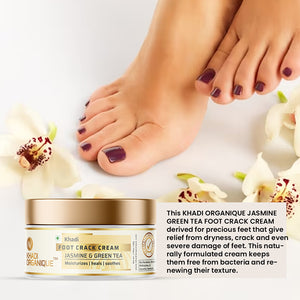 Khadi Organique Jasmine & Green Tea Foot Crack Cream