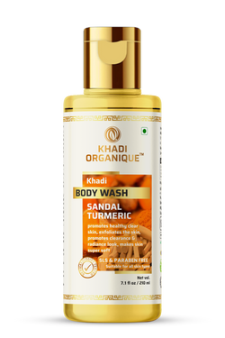 Khadi Organique Sandal Turmeric Body Wash SLS & Paraben Free