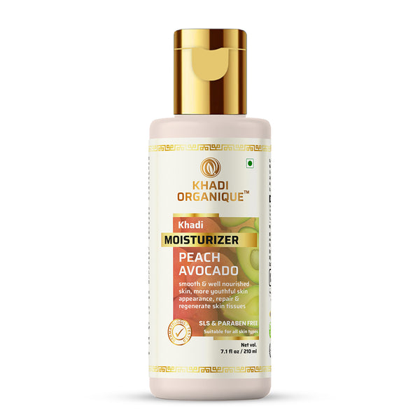 Khadi Organique Peach Avocado Moisturizer - SLS And Paraben Free