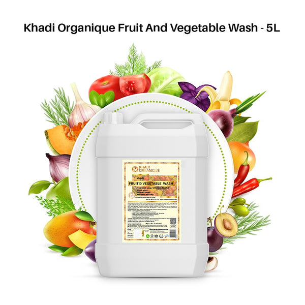 Khadi Organique Fruit And Vegetable Wash - 5L