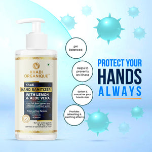 Khadi Organique Hand Sanitizer Gel (500ML)