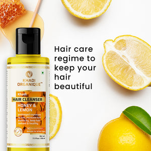Khadi Organique Honey & Lemon Hair Cleanser(Shampoo) - 210ml