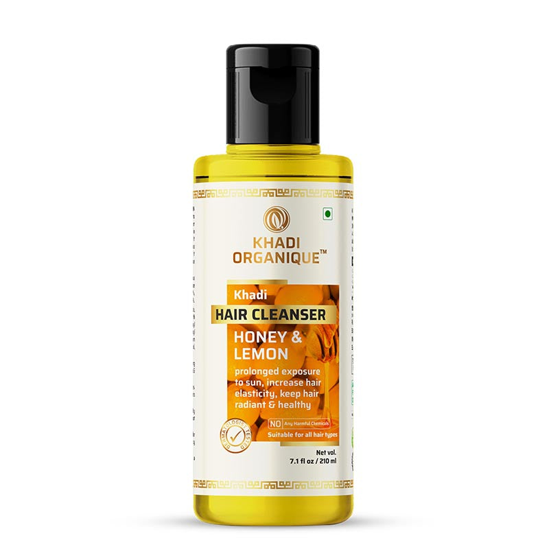 Khadi Organique Honey & Lemon Hair Cleanser(Shampoo) - 210ml