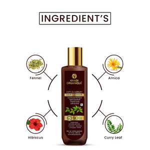 Khadi Organique Anti Dandruff Hair Cleanser/Shampoo - SLS And Paraben Free-200 ml