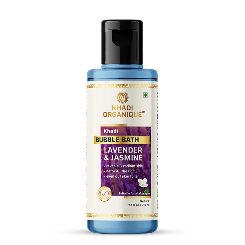 Khadi Organique Lavender & Jasmine Bubble Bath - SLS And Paraben Free