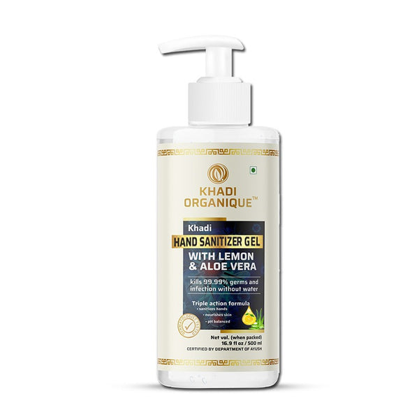 Khadi Organique Hand Sanitizer Gel (500ML)