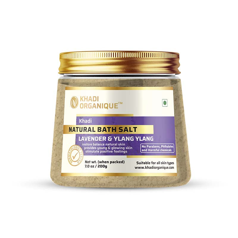KHADI ORGANIQUE LAVENDER & YLANG YLANG NATURAL BATH SALT