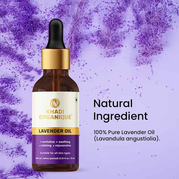 Khadi Organique Lavender Essential Oil - 15 ml