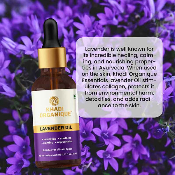 Khadi Organique Lavender Essential Oil - 15 ml