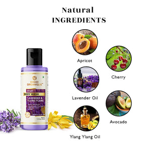 Khadi Organique Lavender & Ylang Ylang Body Wash