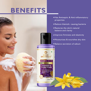 Khadi Organique Lavender & Ylang Ylang Body Wash