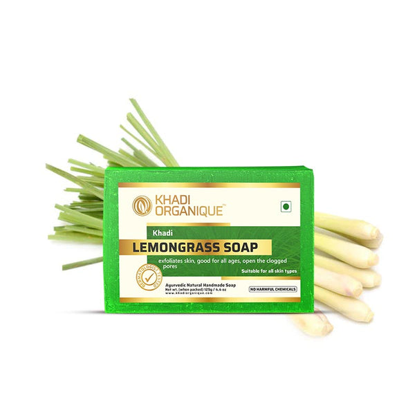 Khadi Organique Lemongrass Soap (Pack Of 3)