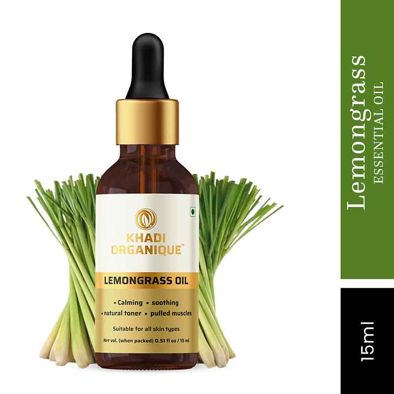 Khadi Organique Lemongrass Essential Oil - 15 ml