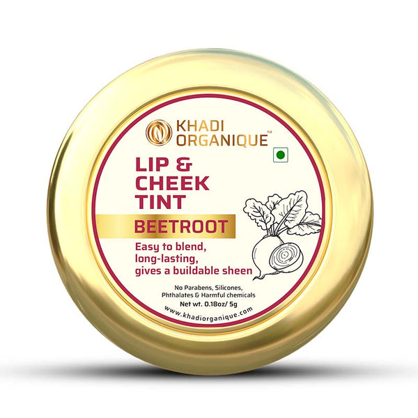 Khadi Organique Beetroot Lip And Cheek Tint For Women - 5GM