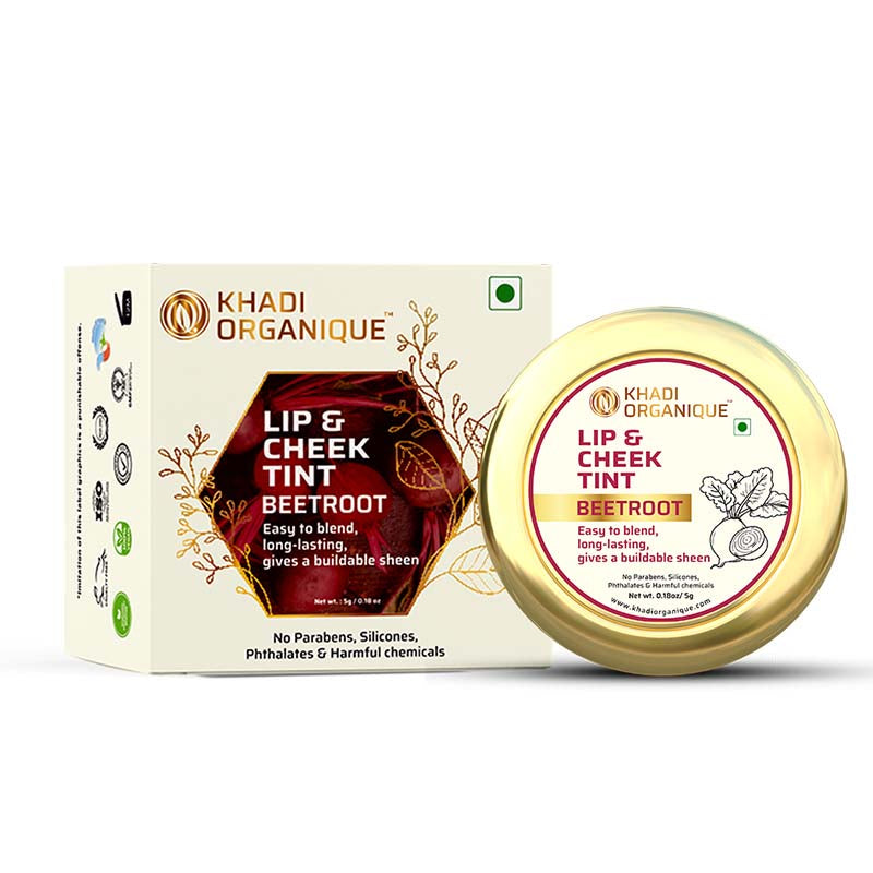 Khadi Organique Beetroot Lip And Cheek Tint For Women - 5GM