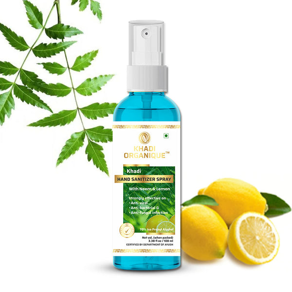 Khadi Organique Hand Sanitizer Liquid (100ML)