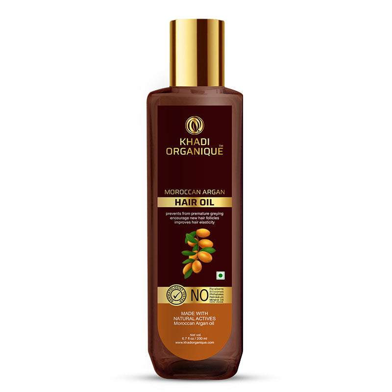Khadi Organique Moroccan Argan Hair Oil-100 ml