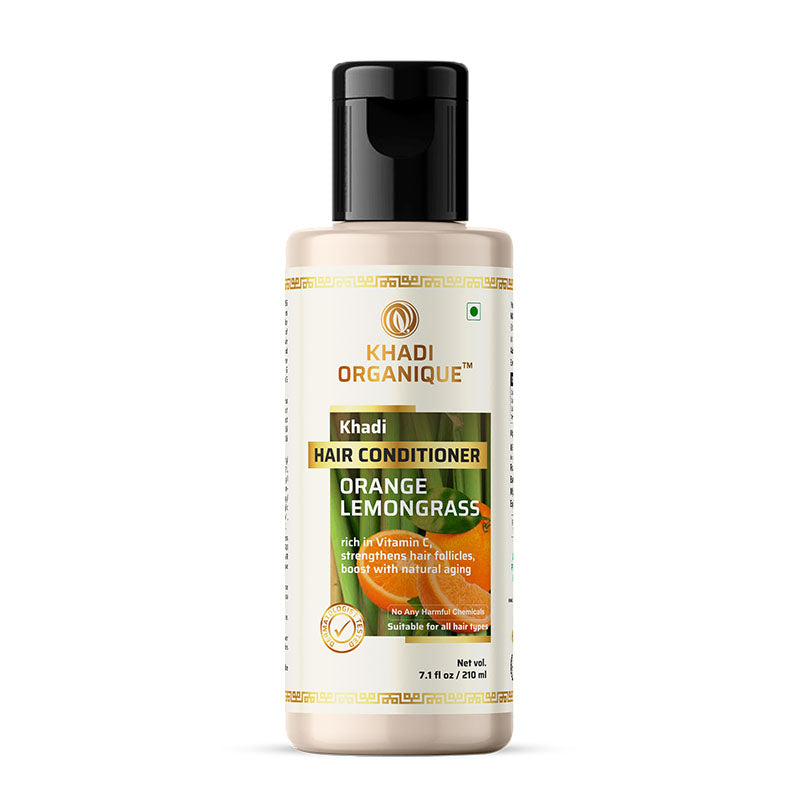 Khadi Organique Orange & Lemongrass Hair Conditioner - 210ml