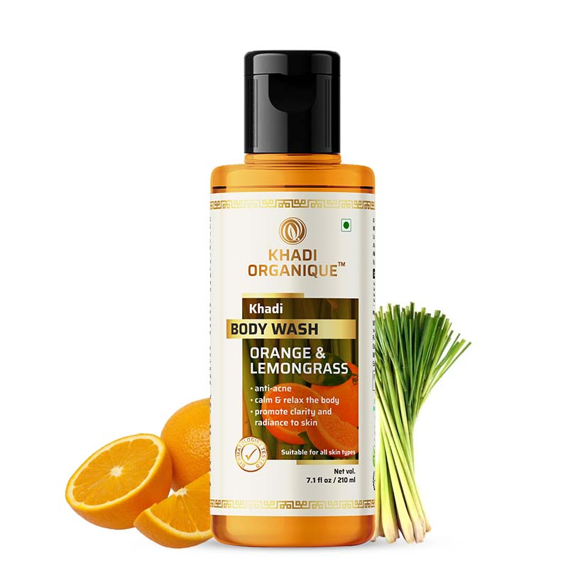 Khadi Organique Orange & Lemongrass Body Wash
