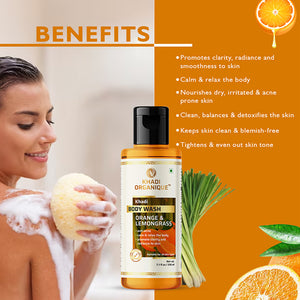 Khadi Organique Orange & Lemongrass Body Wash