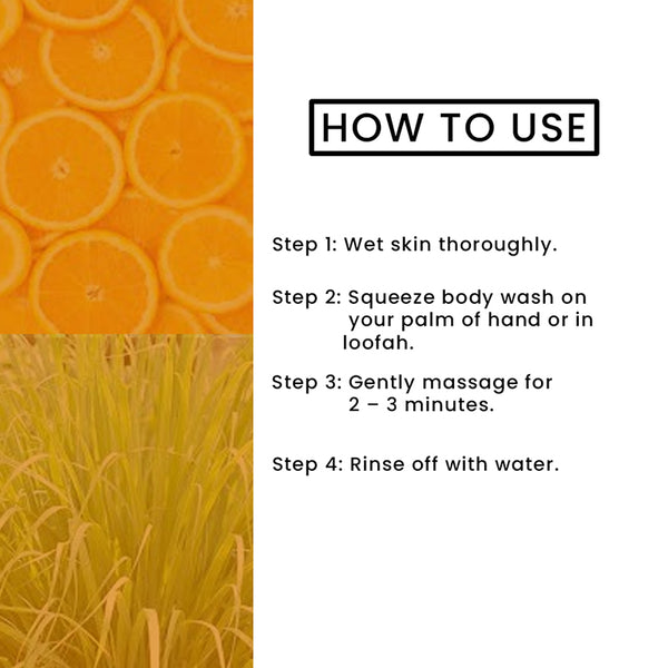 Khadi Organique Orange & Lemongrass Body Wash