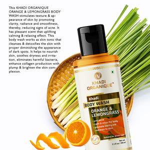 Khadi Organique Orange & Lemongrass Body Wash