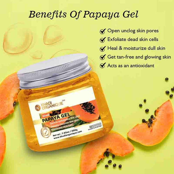 Khadi Organique Papaya Gel
