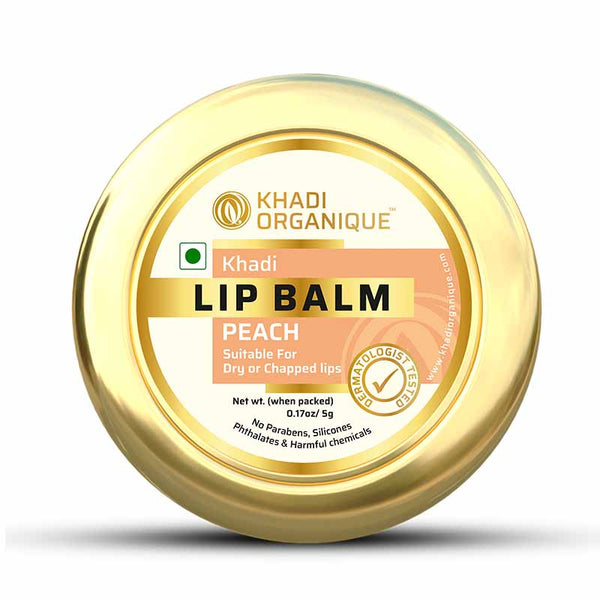 Khadi Organique Peach Lip Balm