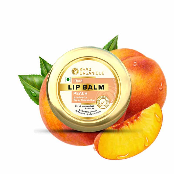 Khadi Organique Peach Lip Balm