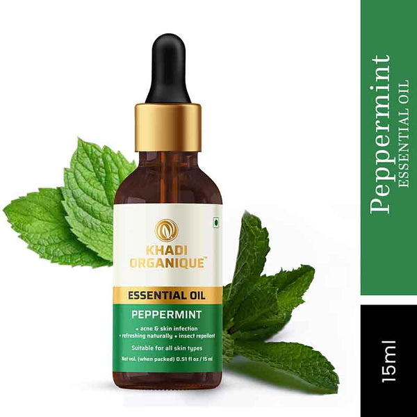 Khadi Organique Peppermint Essential Oil - 15 ml
