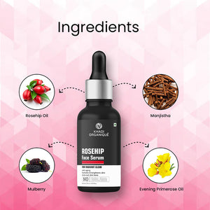 KHADI ORGANIQUE ROSEHIP FACE SERUM-30 ml