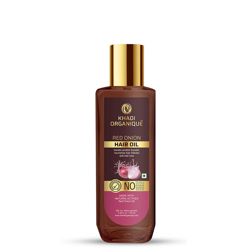 Khadi Organique Red Onion Hair Oil - 100 ml