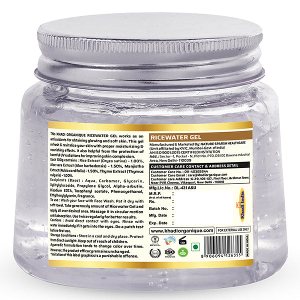 Khadi Organique Rice Water Gel