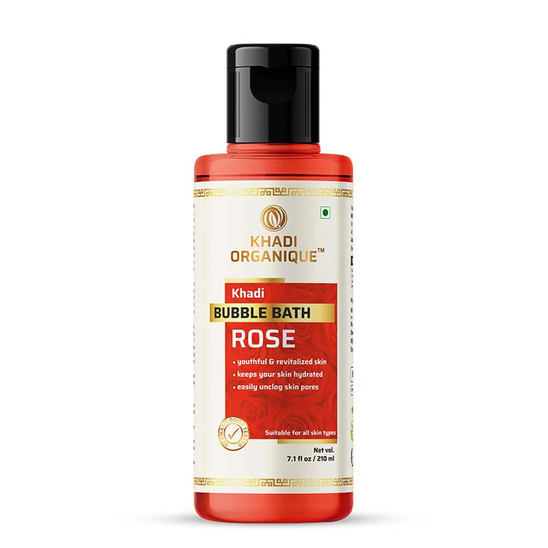 Khadi Organique Rose Bubble Bath