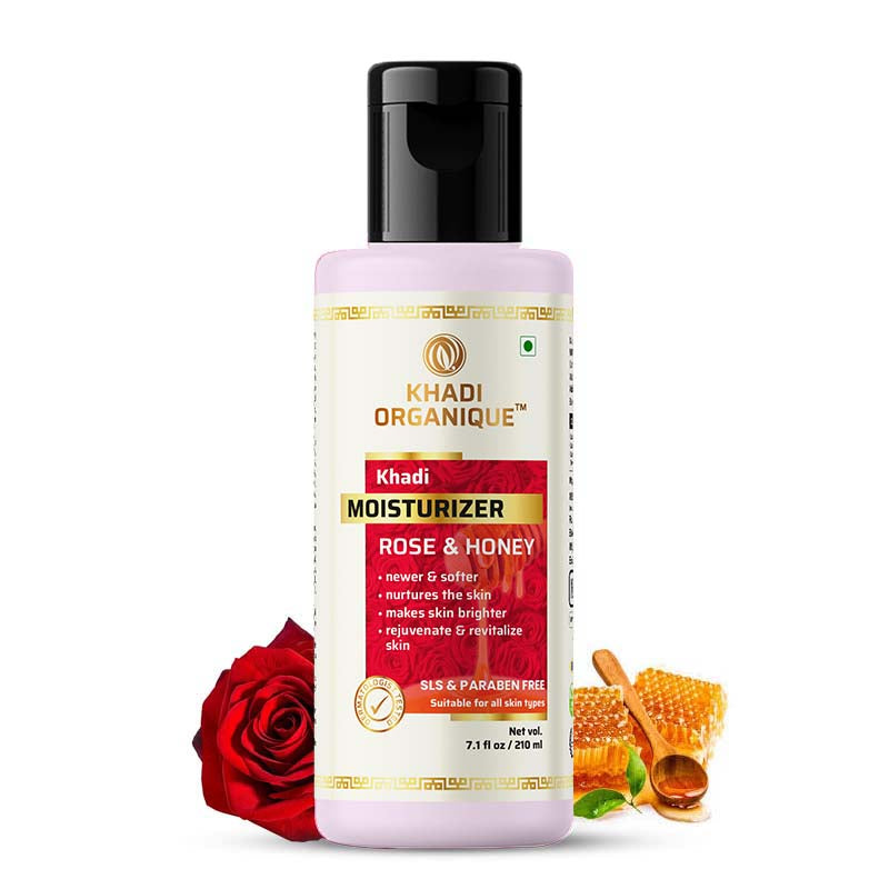 Buy Rose & Honey Moisturizer (SLS & Paraben Free) | Khadi Rose Honey ...