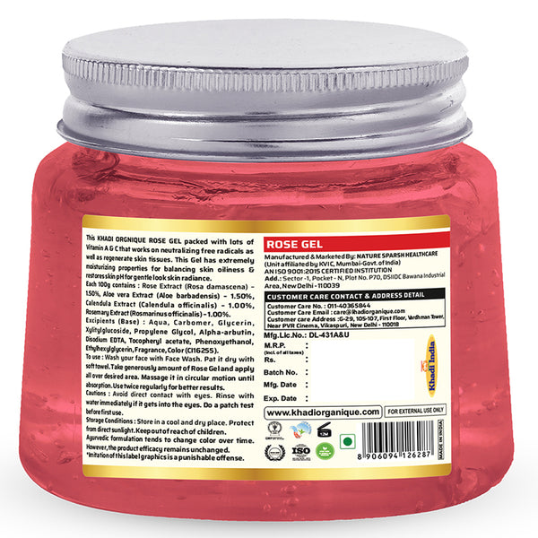 Khadi Organique Rose Gel