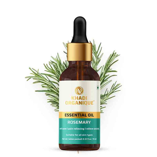 Khadi Organique Rosemary Essential Oil  - 15 ml