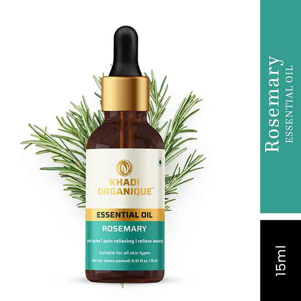 Khadi Organique Rosemary Essential Oil  - 15 ml