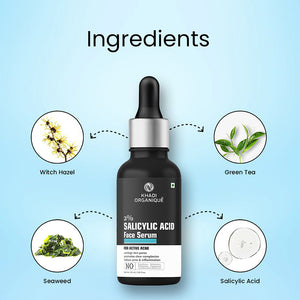 Khadi Organique Salicylic Acid 2% + Hyaluronic Acid 1% Clarifying Face Serum-30 ml