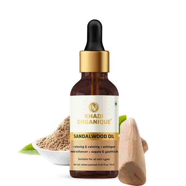 Khadi Organique Sandalwood Aromatic Oil - 15 ml