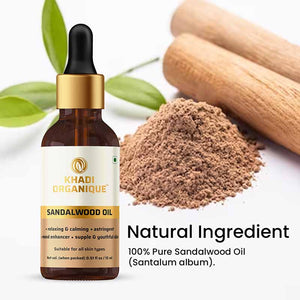 Khadi Organique Sandalwood Aromatic Oil - 15 ml