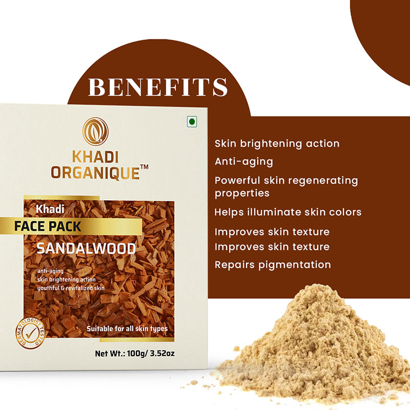 Khadi Organique Sandalwood Face Pack