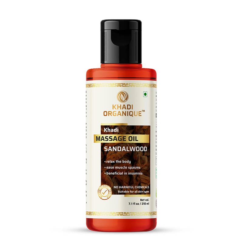 Khadi Organique Sandalwood Massage Oil