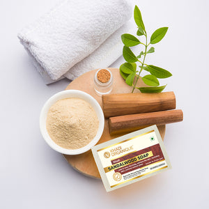 Khadi Organique Sandalwood Soap (Pack Of 3)