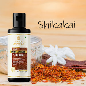 Khadi Organique Shikakai Hair Cleanser(Shampoo)-210ml