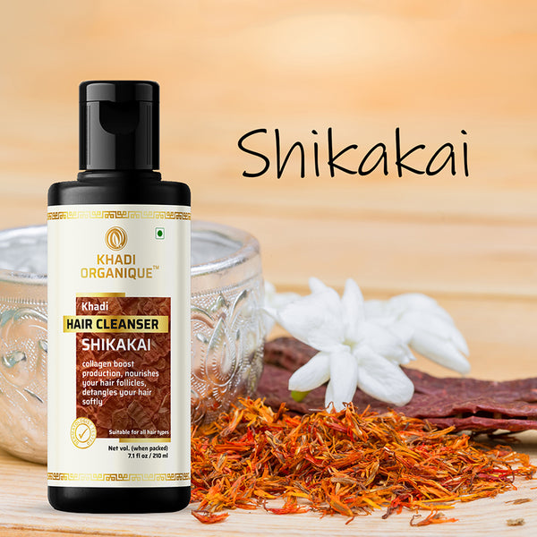 Khadi Organique Shikakai Hair Cleanser(Shampoo)-210ml